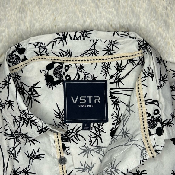 VSTR - button down shirt - pandas with bandanas - XL - 100% cotton never worn - Picture 2 of 4